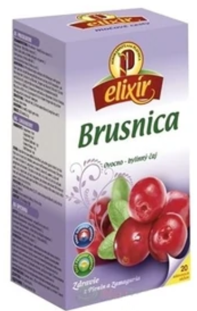 Brusinkový čaj 30 g Elixír